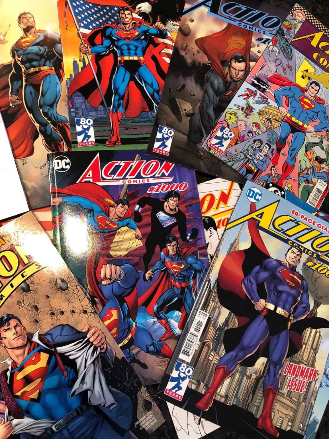 Action Comics 1000 covers