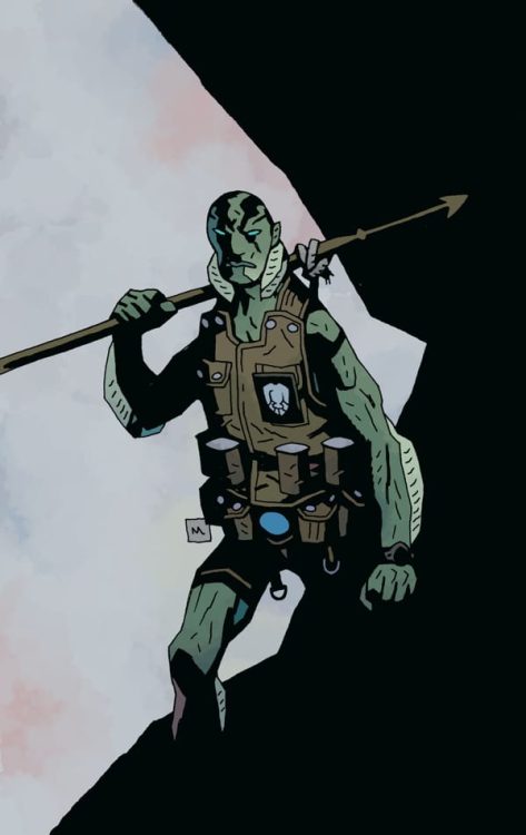 Exclusive Preview: Mike Mignola Art For Abe Sapien Figure