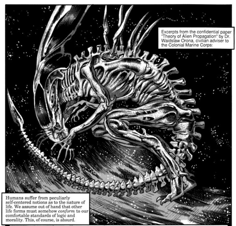 Xenomorph from Aliens: The Original Comics Series