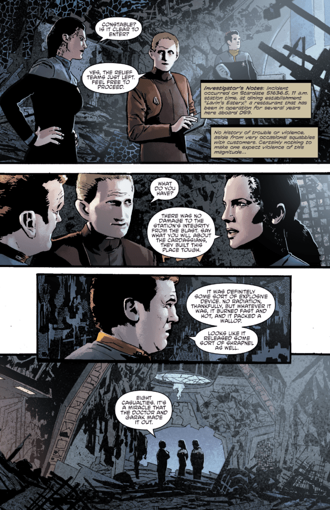 IDW Exclusive Preview With Commentary: STAR TREK: DEEP SPACE NINE - TOO LONG A SACRIFICE #1