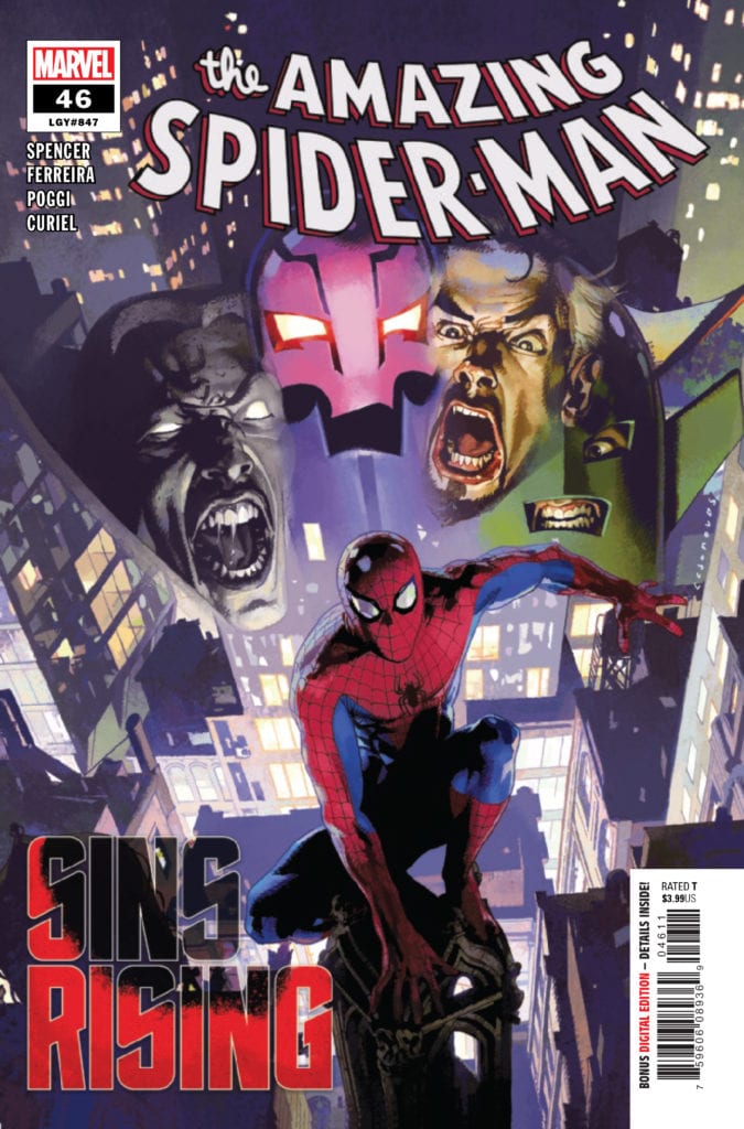 amazing spider-man #46 sins rising marvel comics exclusive preview