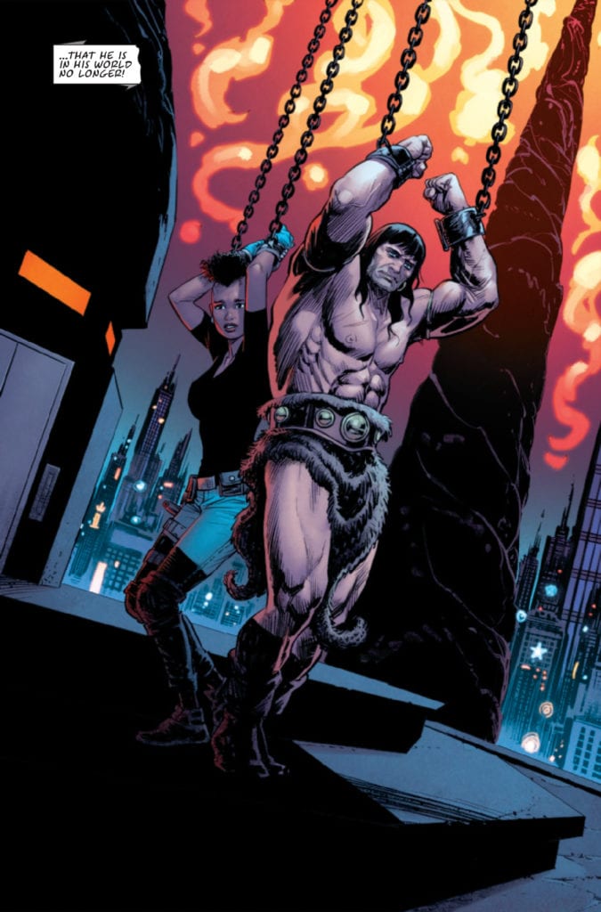 marvel comics exclusive preview conan the barbarian