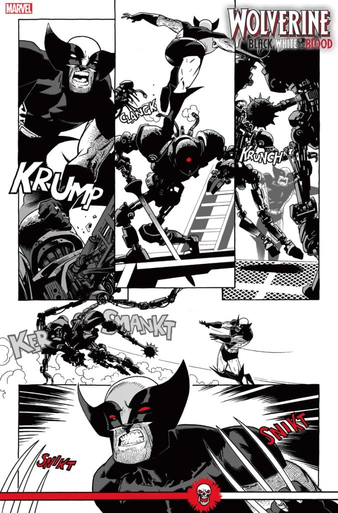 6-Page Preview • WOLVERINE: BLACK, WHITE, AND BLOOD #2