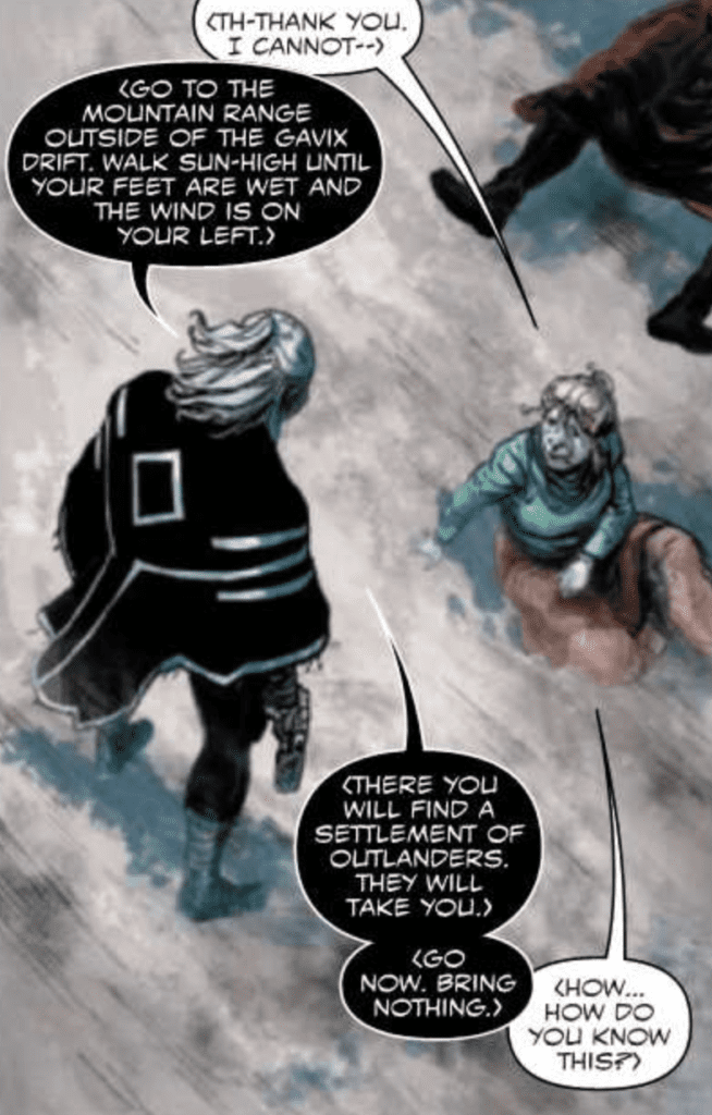 Wraith saving Old Kree Woman