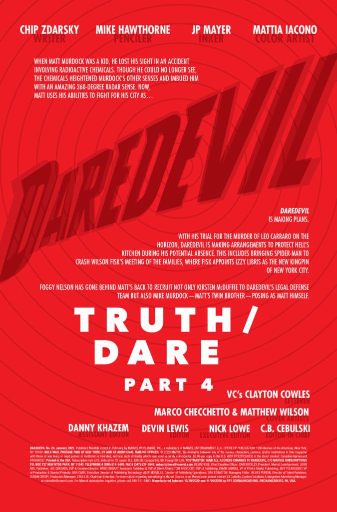 marvel comics daredevil exclusive preview