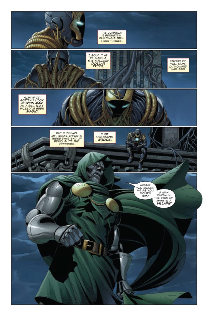 king in black iron man doctor doom marvel comics exclusive preview