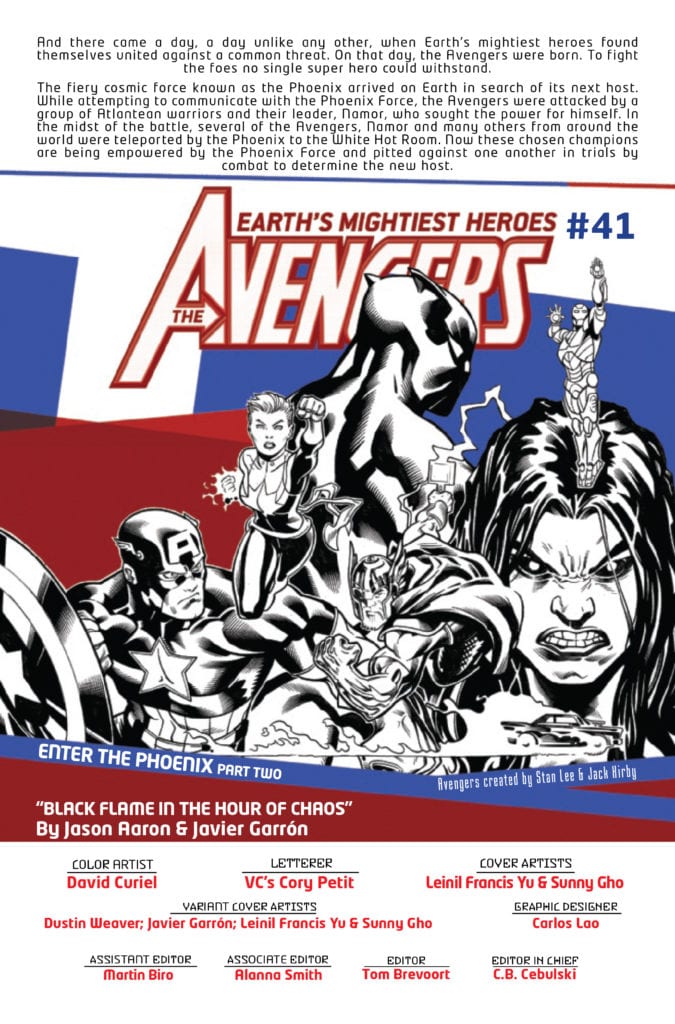 marvel comics exclusive preview avengers