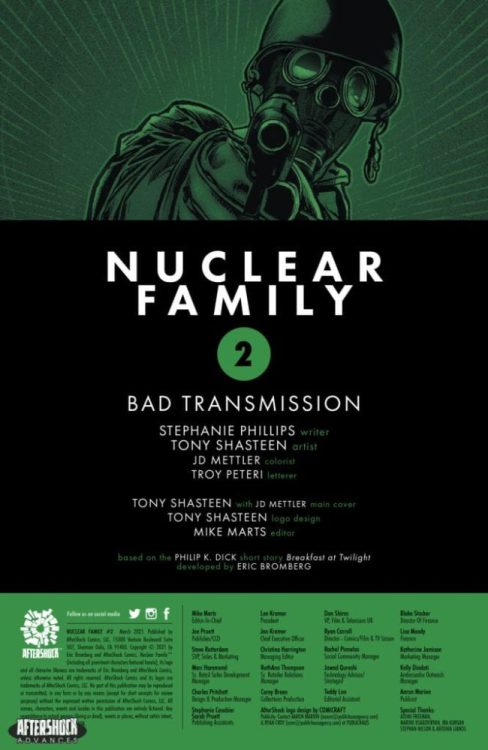 4-Page Preview: NUCLEAR FAMILY #2 by Stephanie Phillips and Tony Shasteen