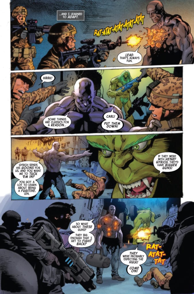 gamma flight #1 immortal hulk marvel comics exclusive preview