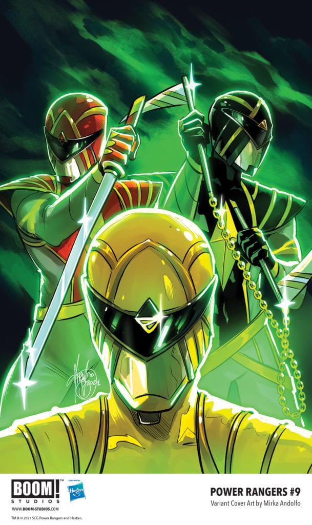 power rangers #9 boom! studios exclusive preview first look