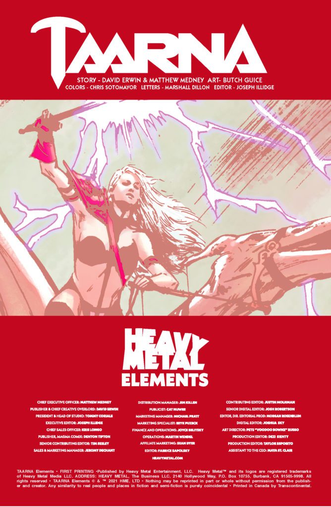 taarna cosmic gardener exclusive preview heavy metal comics