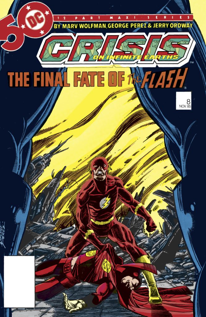 Crisis on Infinite Earths -- actual change in superhero comic books
