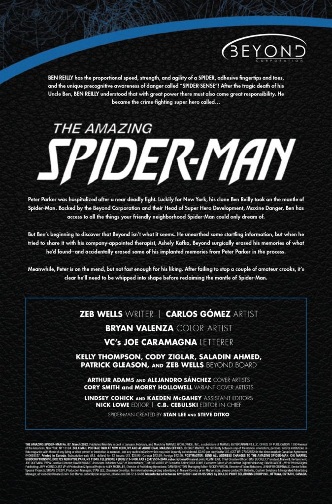 marvel comics exclusive preview amazing spider-man