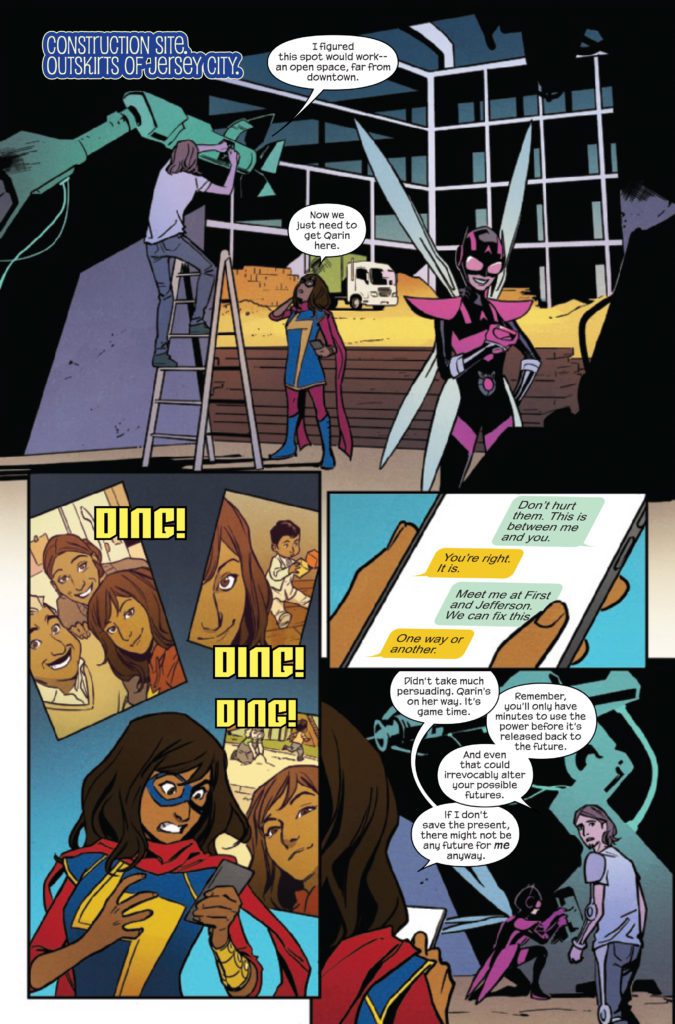 marvel comics ms marvel beyond the limit exclusive preview