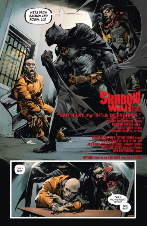 Read The First Four Pages: BATMAN #123 - SHADOW WAR, PART 5