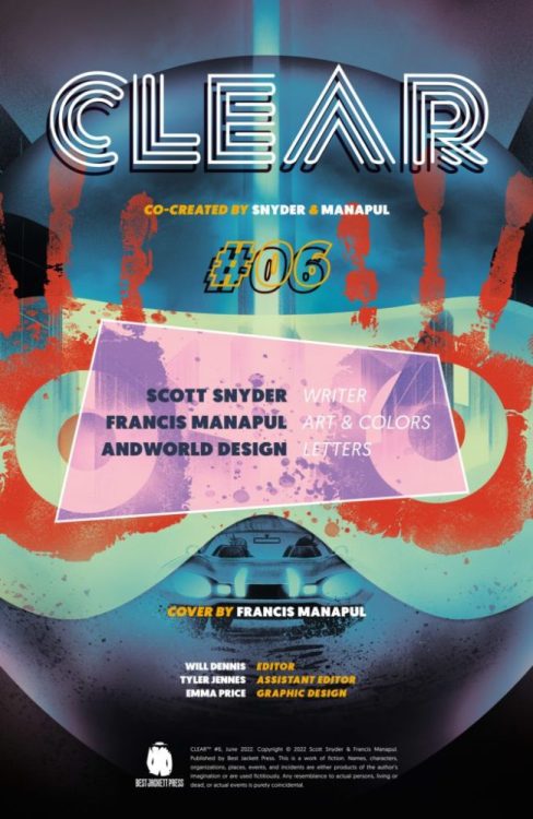Read The First Six Page Of CLEAR #6 From comiXology
