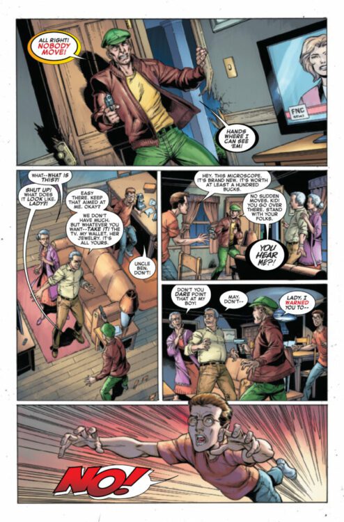 marvel comics exclusive preview spider-man peter parker spider-verse slott bagley