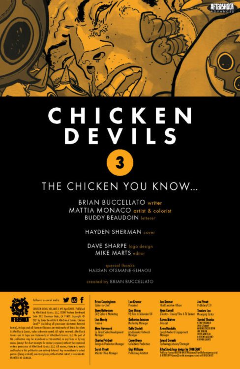 aftershock comics exclusive preview chicken devils