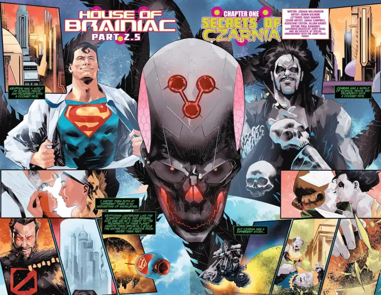 Brainiac compares Krypton and Czarnia