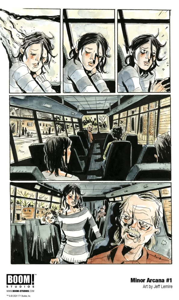 boom studios jeff lemire minor arcana interview