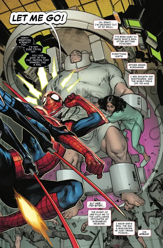 Spider-Man fights Itsy Bitsy