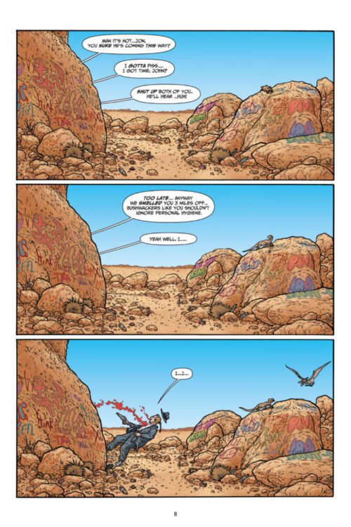 Shaolin Cowboy Beginning of the End Results 21 Years of Blood, Sweat, and Chainsaws Dark Horse Comics Exclusive Preview Announcement