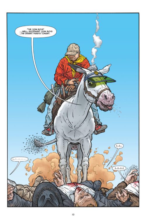 Shaolin Cowboy Beginning of the End Results 21 Years of Blood, Sweat, and Chainsaws Dark Horse Comics Exclusive Preview Announcement