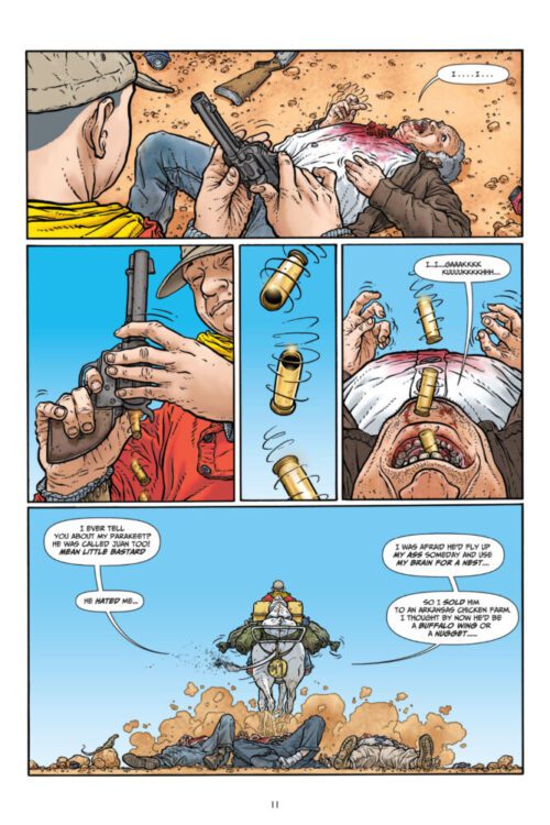 Shaolin Cowboy Beginning of the End Results 21 Years of Blood, Sweat, and Chainsaws Dark Horse Comics Exclusive Preview Announcement